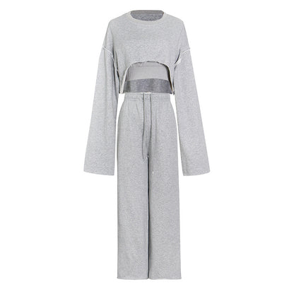 Three-piece Set Of Straight Wide-leg Pants - L&M LIFE PRODUCTS