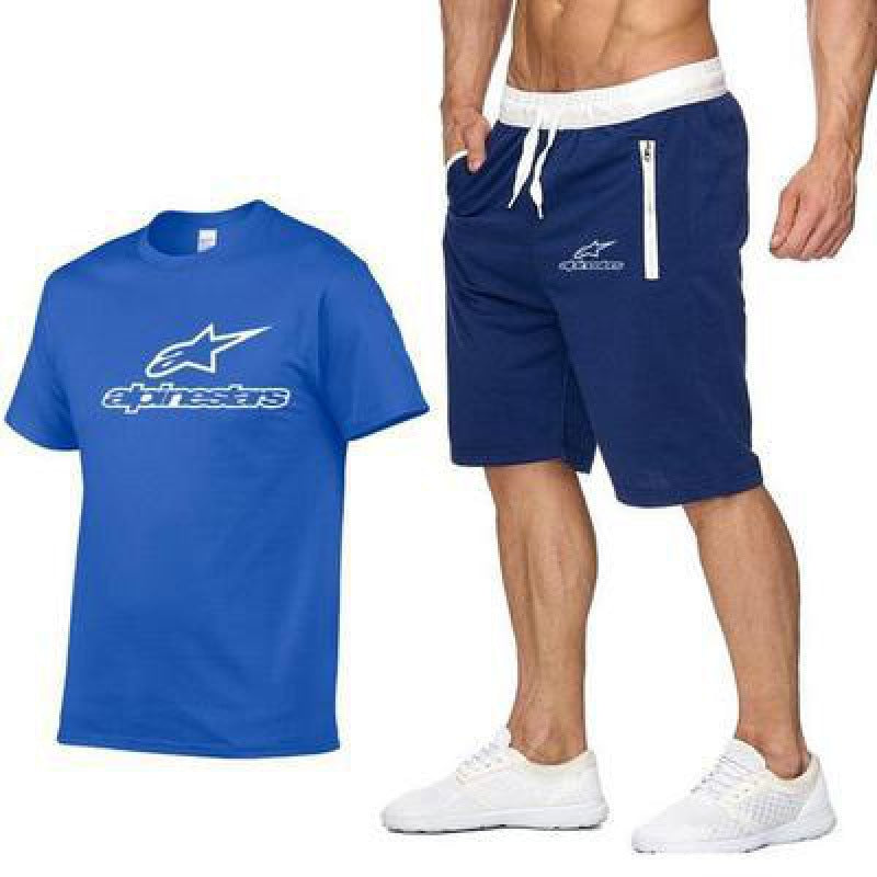 Leisure Round Neck Sports Suit Loose Running T-shirt - L&M LIFE PRODUCTS