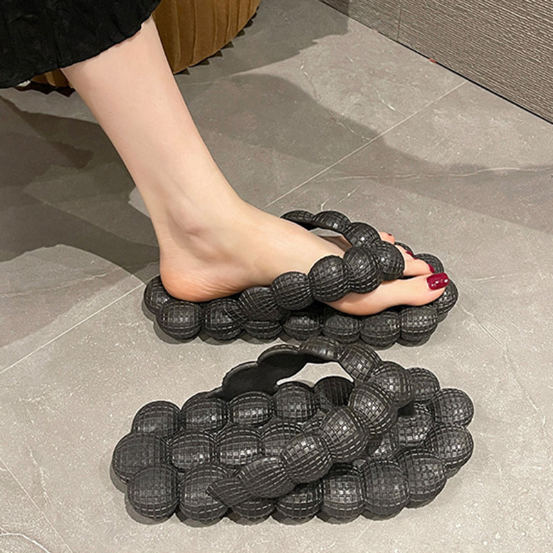 Bubble Slippers Summer Flip-flops Women Indoor Outdoor Flat Sandals Beach Shoes - L&M LIFE PRODUCTS