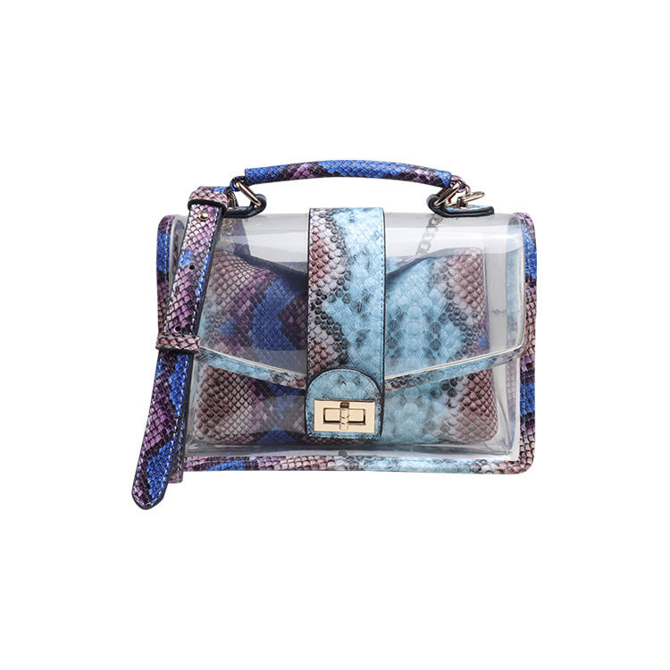 Fashion Transparent Snake Print Mother And Child Bag - L&M LIFE PRODUCTS