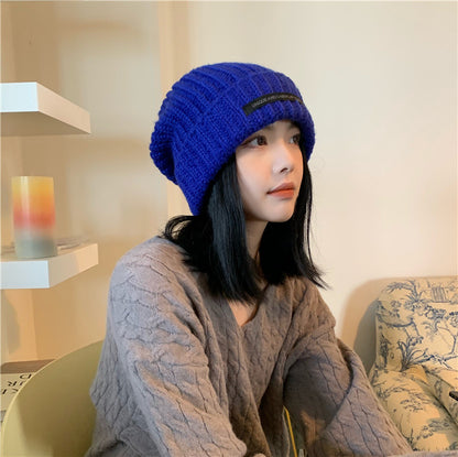 Hat Women's Autumn And Winter New Patch Net Red Big Head Woolen - L&M LIFE PRODUCTS