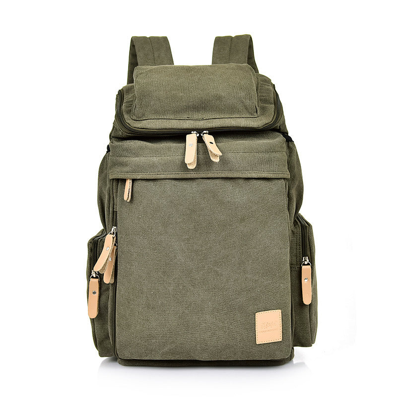 New Retro Men And Women Outdoor Canvas Bag Travel Backpack Bag Fashion Shoulder Bag Aliexpress - L&M LIFE PRODUCTS