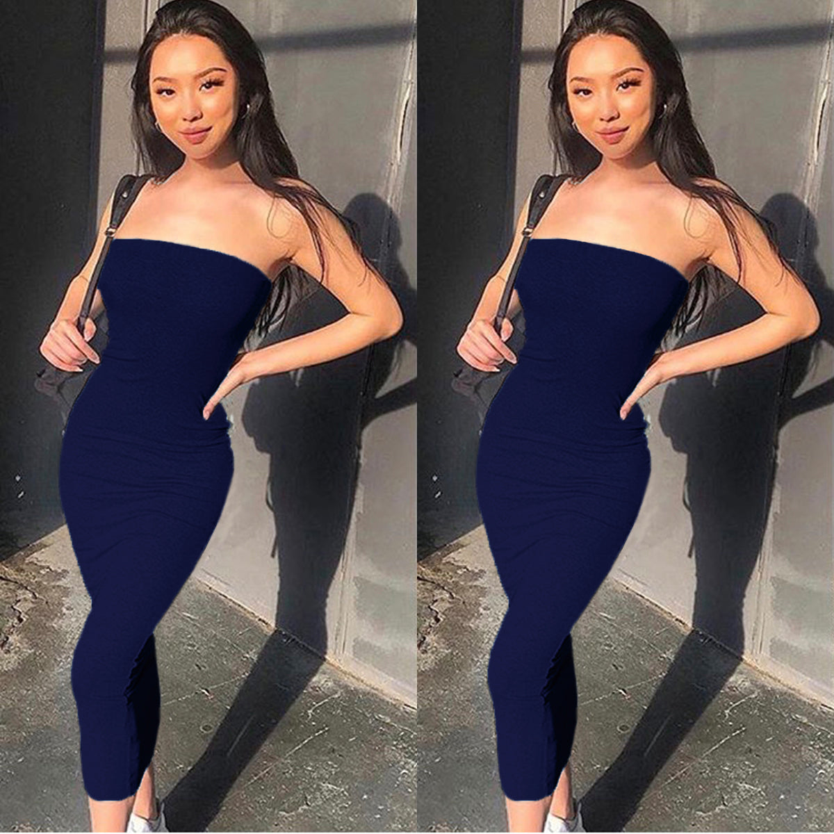 Sleeveless Wrapped Chest Long Beach Dress Women Clothing Summer - L&M LIFE PRODUCTS