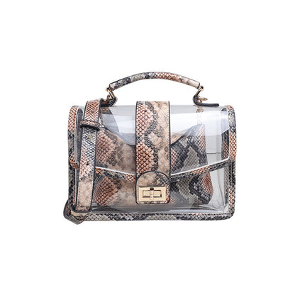 Fashion Transparent Snake Print Mother And Child Bag - L&M LIFE PRODUCTS